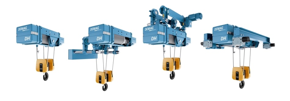 Hubwerke von Demag in vier Bauformen