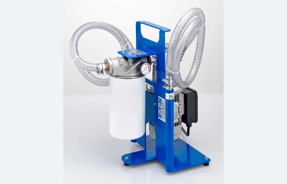 Mobile Filtereinheit UM 15 von Eaton für die Filtration von Hydraulikfluiden Mobile Filtereinheit UM 15 von Eaton für die Filtration von Hydraulikfluiden