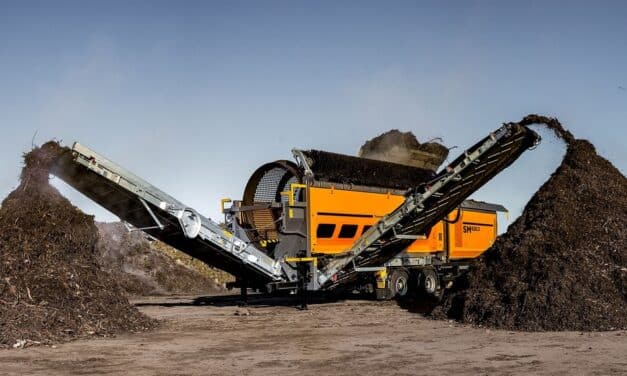 Trommelsiebmaschine jetzt mit Dual-Power-Antrieb