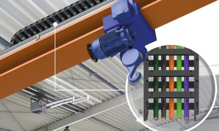 Leichte Energiekette für gleitende Anwendungen