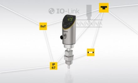 Robuster Durchflusssensor mit IO-Link