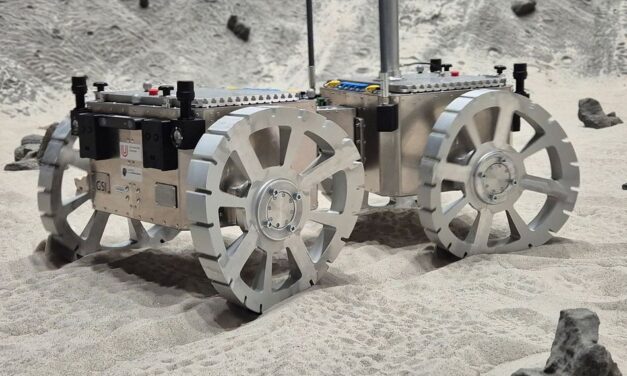 Antriebsvariante: Marsrover schwimmen im Sand